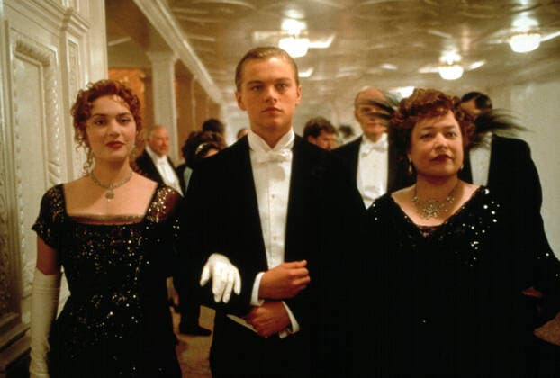 TITANIC, Kate Winslet, Leonardo Di Caprio, Kathy Bates, 1997, TM & Copyright (c) 20th Century Fox Film Corp. All rights reserved. 20thCentFox Courtesy Everett Collection !ACHTUNG AUFNAHMEDATUM GESCHÃ„TZT! PUBLICATIONXNOTxINxCANxCHNxFRAxITAxJPNxNORxPOLxRUSxESPxUKxUSA Copyright: x20thCentFox CourtesyxEverettxCollectionx MSDTITA FE005