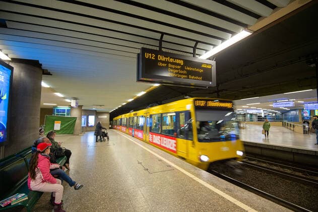 Coronavirus COVID 19 Stuttgart public transport The SSB has changed its timetables from today to the Sunday timetable Stuttgart Mitte Baden Württemberg Germany Copyright: xLeif-HendrikxPiechowskix