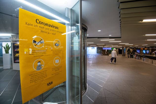 Coronavirus COVID 19 Stuttgart public transport The SSB has changed its timetables from today to the Sunday timetable Stuttgart Mitte Baden Württemberg Germany Copyright: xLeif-HendrikxPiechowskix