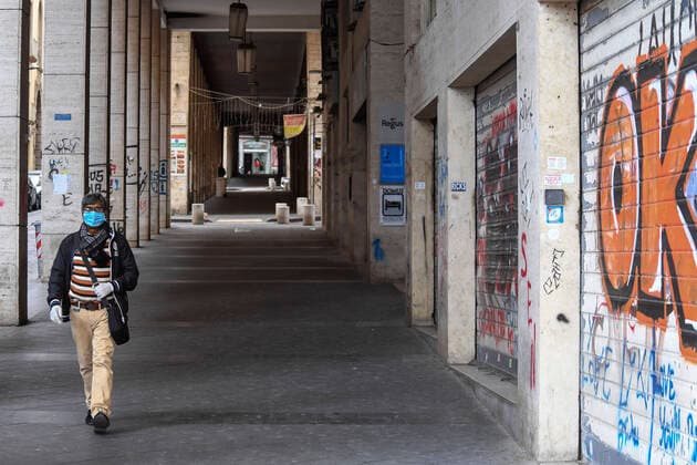 Naples the streets of the city increasingly empty with the coronavirus emergency (COVID-19)  Copyright: xSalvatorexLaportax xIPAx xKontrolabx