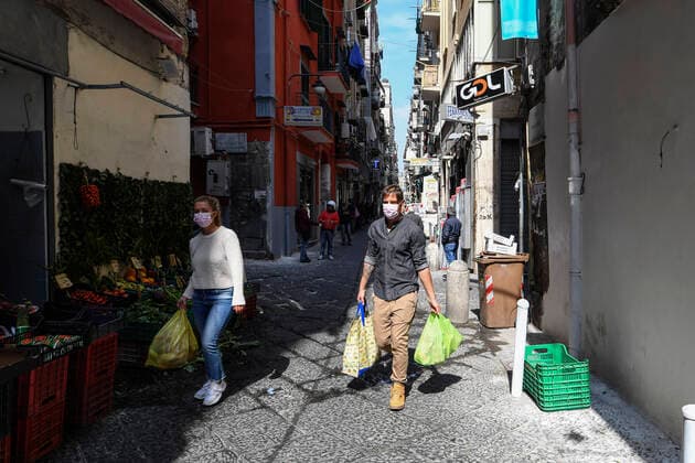 Naples the streets of the city increasingly empty with the coronavirus emergency (COVID-19)  Copyright: xSalvatorexLaportax xIPAx xKontrolabx