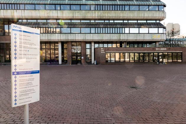 Measures due to coronavirus pandemic, Heinrich Heine University has ceased operations, University Library