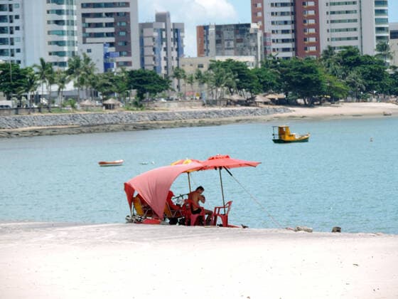 OLINDA, PE - 24.03.2020: QUARENTENA NA CIDADE DE OLINDA PE - In the city of Olinda, Pernambuco, it is possible to see on the streets some popular people who ignored the State& 39;s guidance to stay at home due to the contamination by Covid-19. But the streets and beaches are almost dted with no no shops and only a few bathers. x1897358x  VeetmanoxPrem