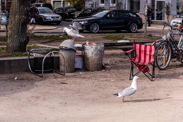 Waste avoidance in public is a goal that must not be lost sight of Kiel Schreventeich Schleswig Holstein Germany