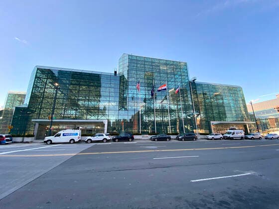NEW YORK, NY - MARCH 24: The National Guard will be converting Javits Center Into a disaster hospital for coronavirus patients in New York City on March 24, 2020. Copyright: xRainmakerxPhotosx