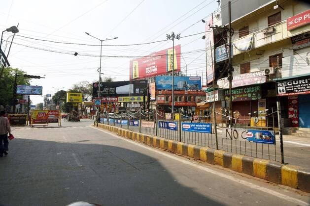 PATNA, INDIA - MARCH 24: Deserted view of Dak Bungalow during the second day of lockdown imposed by the state government to curb the spread of coronavirus, on March 24, 2020 in Patna, India. (Photo by Santosh Kumar Hindustan Times) Lockdown In 30 States UTs Of India After Covid-19 Cases Near 500-Mark, Toll Rises To 10