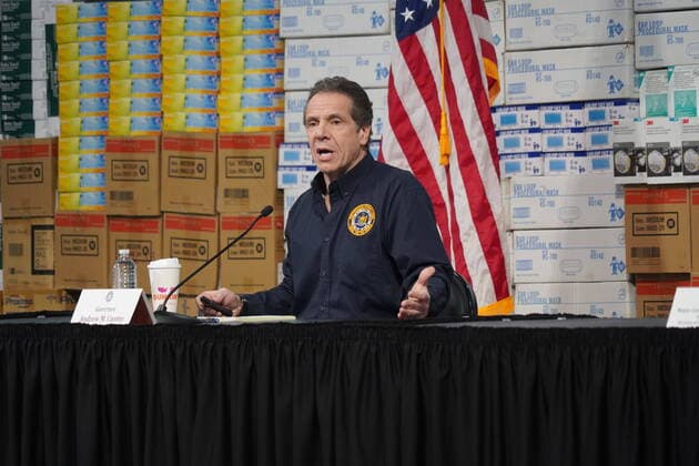 March 24, 2020, New York, New York, USA: NY Governor ANDREW CUOMO press conference at the Javits Center, .NYC .March 24, 2020.Photos by , Photos Inc. New York USA - ZUMAms4_ 20200324_zaf_ms4_038 Copyright: xSoniaxMoskowitzx