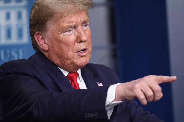 United States President Donald J. Trump speaks during a press conference with members of the coronavirus task force in the Brady Press Briefing Room of the White House on March 24, 2020 in Washington, DC. Copyright: xOliverxContrerasx