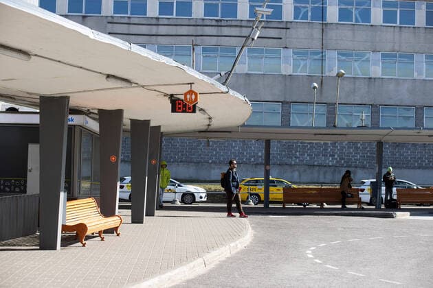 TALLINN, Eesti 24MAR20 Koroona viirus. Tallinna bussijaamas valitseb tühjus. Tallinn Bus Station is empty due to the corona virus. Foto Tairo Lutter, Postimees TALLINN Harjumaa Estonia  Copyright: xx