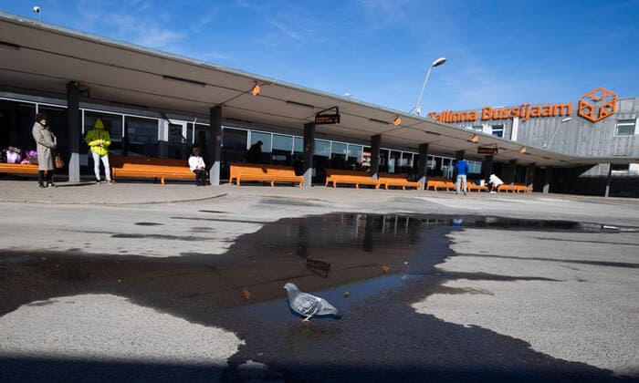 TALLINN, Eesti 24MAR20 Koroona viirus. Tallinna bussijaamas valitseb tühjus. Tallinn Bus Station is empty due to the corona virus. Foto Tairo Lutter, Postimees TALLINN Harjumaa Estonia  Copyright: xx