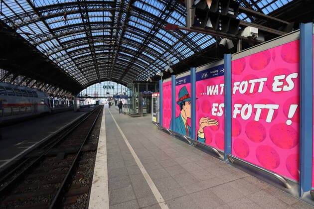Cologne Themed photo Corona, deserted Cologne, 24 03 2020 Deserted platforms at Cologne Central Station, Themed photo Corona Shutdown, Cologne Copyright: xAugstx xEibner-Pressefotox EP_jat