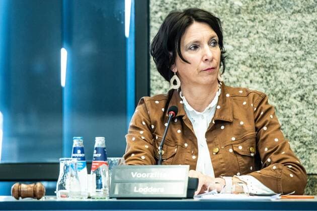 DEN HAAG, 23-03-2020, Coronavirus update for members of Dutch Parliament by RIVM and NIVC. VVD Member of parliament Helma Lodders Coronavirus update for members of Dutch Parliament  x7606318x Copyright: