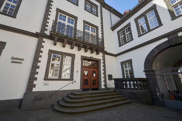 City Hall Koblenz 25 03 2020, Rhineland Palatinate, Koblenz One of the citys city hall buildings