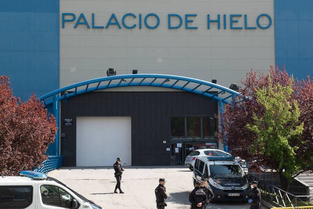 March 25, 2020, Madrid, MADRID, SPAIN: Ice Palace during eleventh day after the Government declared the state of alarm in Spain and recommended people to stay at home to fight coronavirus COVID-19 on March 25, 2020 in Madrid, Spain Madrid SPAIN - ZUMAa181 20200325_zaa_a181_049 Copyright: xJoaquinxCorcherox