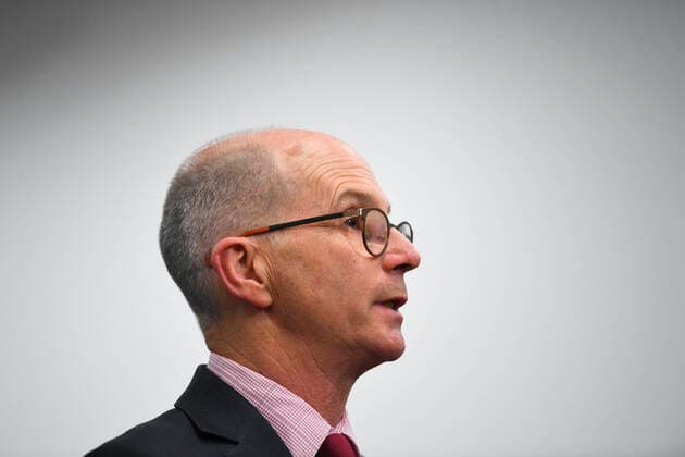 PAUL KELLY CORONAVIRUS UPDATE, Deputy Chief Medical Officer Professor Paul Kelly speaks to the media during a press conference at the Australian Department of Health in Canberra, Thursday, March 26, 2020. ( NO ARCHIVING, EDITORIAL USE ONLY, NO USE IN BOOKS WITHOUT CONSENT CANBERRA ACT AUSTRALIA  Copyright: xLUKASxCOCHx 20200326001460150368