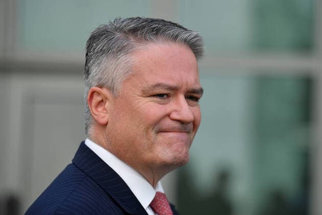 MATHIAS CORMANN PRESSER, Minister for Finance Mathias Cormann at a press conference at Parliament House in Canberra, Thursday, March 26, 2020. ( NO ARCHIVING, EDITORIAL USE ONLY, NO USE IN BOOKS WITHOUT CONSENT CANBERRA ACT AUSTRALIA  Copyright: xMICKxTSIKASx 20200326001460151593