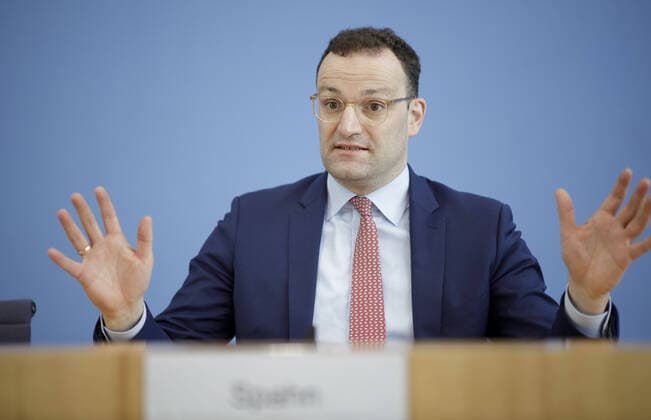 Federal Health Minister Jens Spahn, CDU, at a press conference on the corona crisis Berlin, 26 03 2020 Berlin Germany Copyright: xThomasxImo photothek.netx