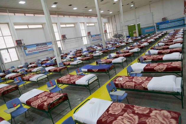 March 26, 2020, Tehran, Iran: Iranian army launched a 2,000-bed hospital at the permanent venue of Tehran International Exhibitions as Iran struggles to stem the novel coronavirus (COVID-19) in the capital Tehran, Iran. Iran s supreme leader Ayatollah Ali Khamenei has ordered the armed forces to contribute to the health ministry s fight against the disease. Iran is the worst-hit country by the coronavirus in the Middle East. Tehran Iran - ZUMAf146 20200326_zip_f146_026 Copyright: xRouzbehxFouladix
