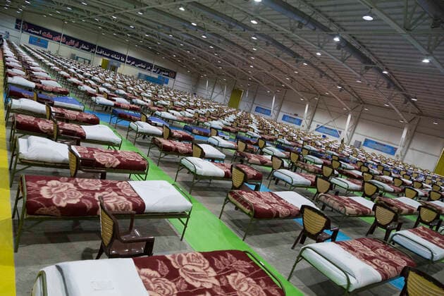 News Bilder des Tages March 26, 2020, Tehran, Iran: Iranian army launched a 2,000-bed hospital at the permanent venue of Tehran International Exhibitions as Iran struggles to stem the novel coronavirus (COVID-19) in the capital Tehran, Iran. Iran s supreme leader Ayatollah Ali Khamenei has ordered the armed forces to contribute to the health ministry s fight against the disease. Iran is the worst-hit country by the coronavirus in the Middle East. Tehran Iran - ZUMAf146 20200326_zip_f146_035 Copyright: xRouzbehxFouladix