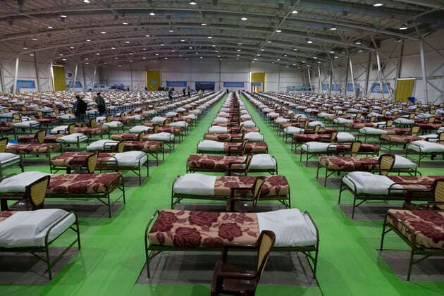 March 26, 2020, Tehran, Iran: Iranian army launched a 2,000-bed hospital at the permanent venue of Tehran International Exhibitions as Iran struggles to stem the novel coronavirus (COVID-19) in the capital Tehran, Iran. Iran s supreme leader Ayatollah Ali Khamenei has ordered the armed forces to contribute to the health ministry s fight against the disease. Iran is the worst-hit country by the coronavirus in the Middle East. Tehran Iran - ZUMAf146 20200326_zip_f146_041 Copyright: xRouzbehxFouladix