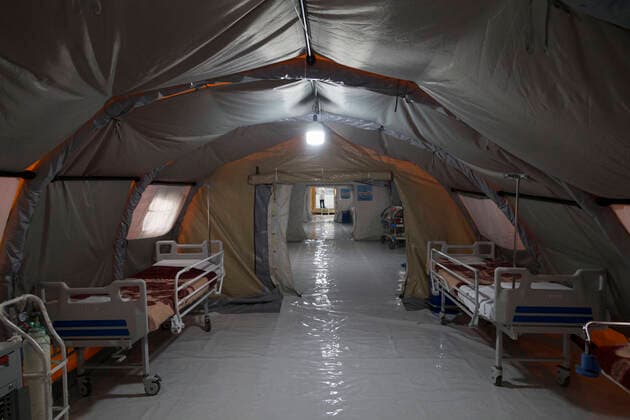 March 26, 2020, Tehran, Iran: Iranian army launched a 2,000-bed hospital at the permanent venue of Tehran International Exhibitions as Iran struggles to stem the novel coronavirus (COVID-19) in the capital Tehran, Iran. Iran s supreme leader Ayatollah Ali Khamenei has ordered the armed forces to contribute to the health ministry s fight against the disease. Iran is the worst-hit country by the coronavirus in the Middle East. Tehran Iran - ZUMAf146 20200326_zip_f146_056 Copyright: xRouzbehxFouladix