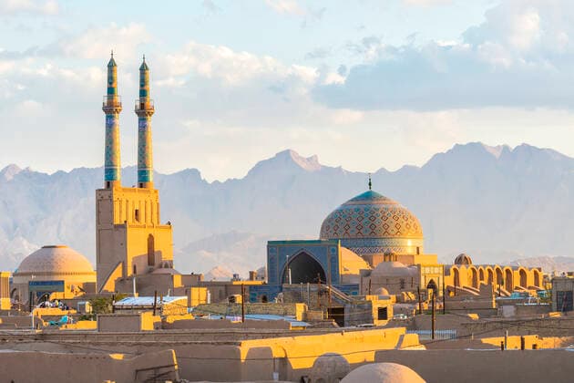 Masjid-e Jame Mosque (Friday Mosque), Yazd, Iran, Middle East Copyright: G&MxTherin-Weise 1131-1385