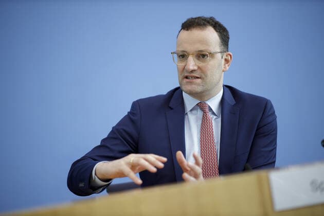 Federal Health Minister Jens Spahn, CDU, at a press conference on the corona crisis Berlin, 26 03 2020 Berlin Germany Copyright: xThomasxImo photothek.netx