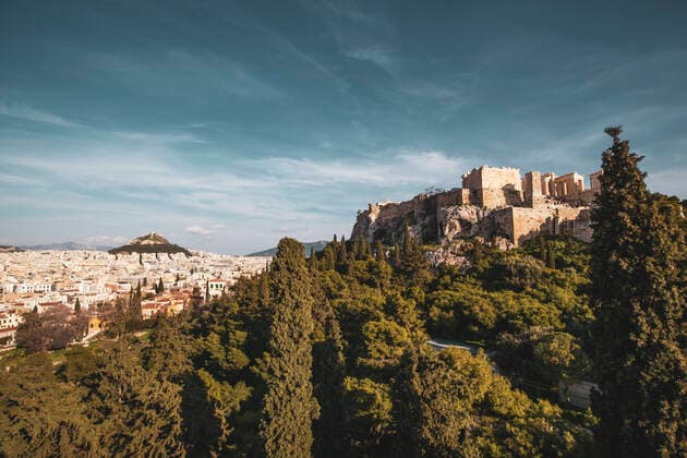 The Acropolis in the Greek capital Athens
