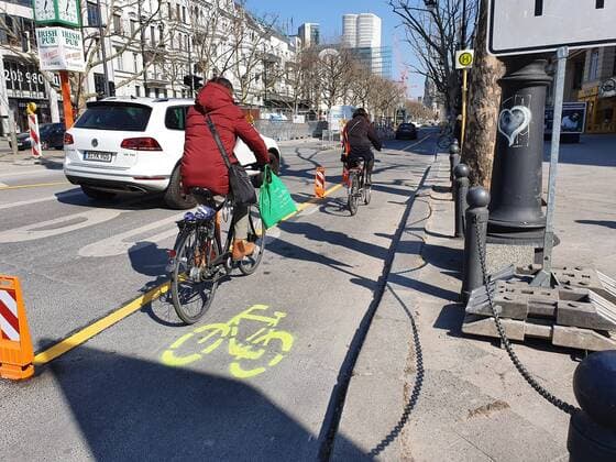 Kurfürstendamm, cycle path, Berlin Copyright: xx