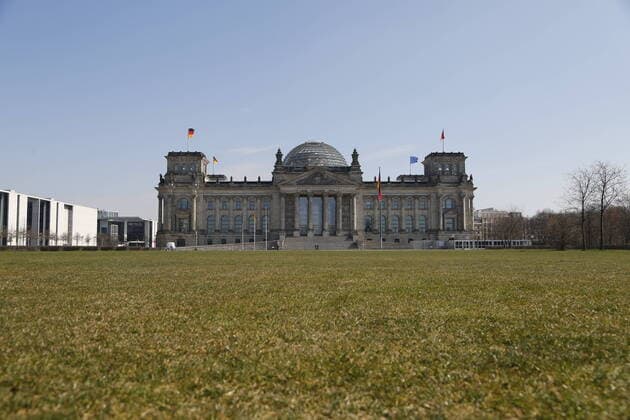 Bundestag in Berlin during the Corona Pandemic on 26 03 2020