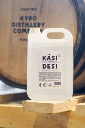 Kyrö Distillery Company delivers newly made hand sanitizer to local health services in Isokyrö, Finland, on March 27, 2020. The company usually produces whisky and gin made of whole-grain rye but decided to start producing hand sanitizer Kyrö Käsidesi to help those in need due to the current Covid-19 coronavirus outbreak. Isokyrö Finland  Copyright: xTimoxAaltox LKFTVX20200327142801BJXD