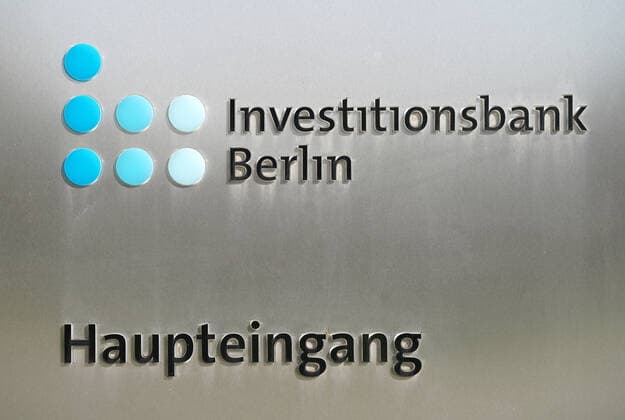 27 03 2020,Berlin,Germany,GER,the city in times of the corona pandemic, Investitionsbank Berlin IBB Headquarters Bundesallee in the district of Wilmersdorf