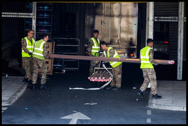 . 27 03 2020. London, United Kingdom. ExCel NHS Nightingale.  xMartynxWheatleyx xi-Imagesx IIM-20962-0001