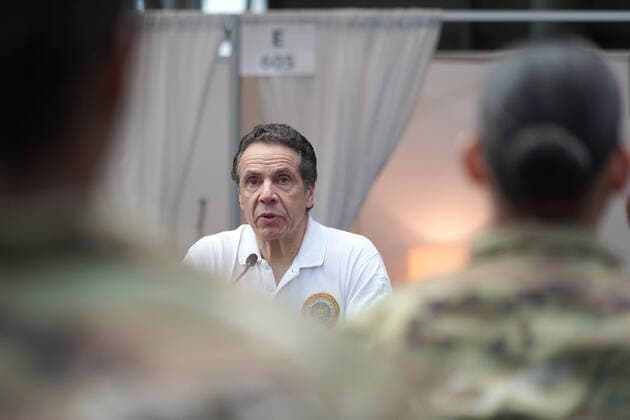 March 27, 2020, New York, New York, USA: NY Governor ANDREW CUOMO press conference, .The Javits Center, NY.March 27, 2020.Photos by , Photos Inc. New York USA - ZUMAms4_ 20200327_zaf_ms4_006 Copyright: xSoniaxMoskowitzx