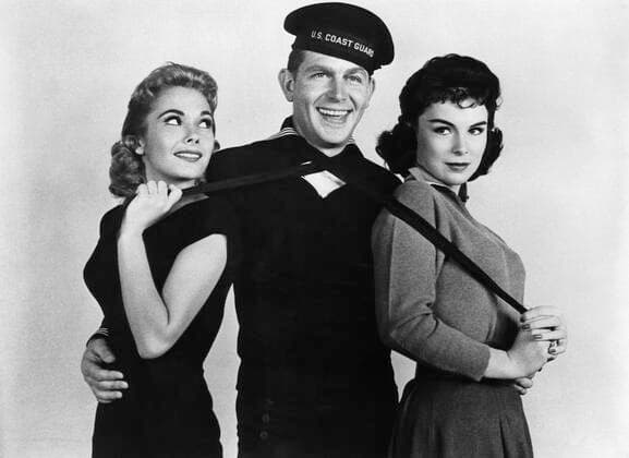 ONIONHEAD, Felicia Farr, Andy Griffith, Erin O Brien, 1958 Courtesy Everett Collection !ACHTUNG AUFNAHMEDATUM GESCHÃ„TZT! PUBLICATIONXNOTxINxCANxCHNxFRAxITAxJPNxNORxPOLxRUSxESPxUKxUSA Copyright: xCourtesyxEverettxCollectionx MBDONIO EC005