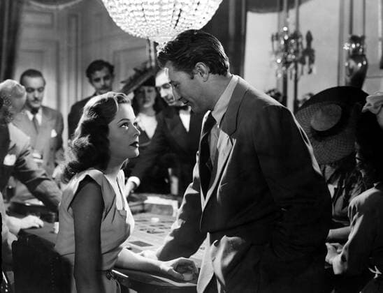 OUT OF THE PAST, Jane Greer, Robert Mitchum, 1947 Courtesy Everett Collection !ACHTUNG AUFNAHMEDATUM GESCHÃ„TZT! PUBLICATIONXNOTxINxCANxCHNxFRAxITAxJPNxNORxPOLxRUSxESPxUKxUSA Copyright: xCourtesyxEverettxCollectionx MBDOUOF EC003