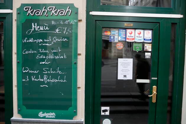 Coronavirus Sars CoV 2 COVID 19 Situation in Vienna Vienna Vienna, 27 03 2020 Closed enterprises Bermuda Triangle Gastronomy, local, economic impact Krah, Krah Bar, nightlife Vienna Austria AVN101002384096