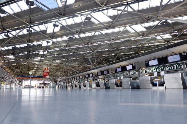 Cologne Bonn Airport, where flights are cancelled in times of coronavirus Cologne, 28 03 2020 Foto:xC.xHardtx xFuturexImage