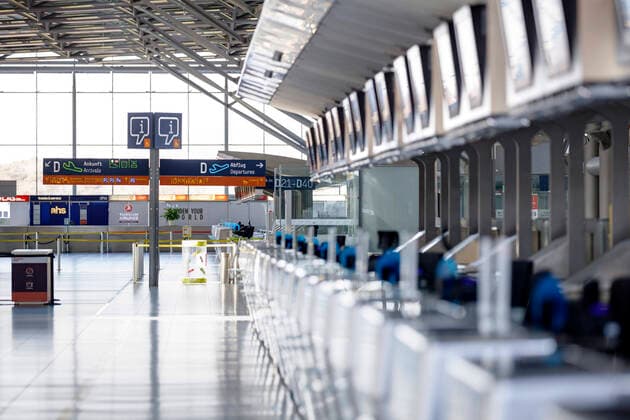 Cologne Bonn Airport, where flights are cancelled in times of coronavirus Cologne, 28 03 2020 Foto:xC.xHardtx xFuturexImage