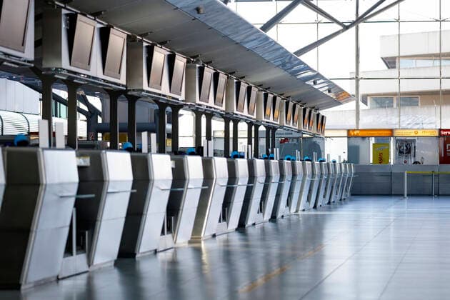 Cologne Bonn Airport, where flights are cancelled in times of coronavirus Cologne, 28 03 2020 Foto:xC.xHardtx xFuturexImage
