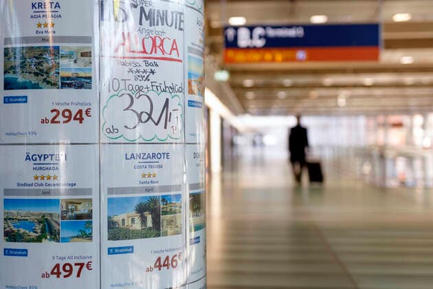 Cologne Bonn Airport, where flights are cancelled in times of coronavirus Cologne, 28 03 2020 Foto:xC.xHardtx xFuturexImage
