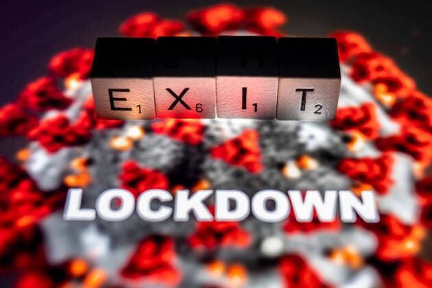 Hamburg, 28 March 2020 Illustration of exit strategies for measures against the coronavirus