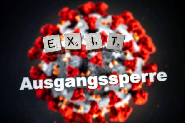 Hamburg, 28 March 2020 Illustration of exit strategies for measures against the coronavirus