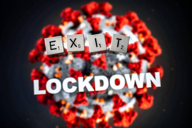 Hamburg, 28 March 2020 Illustration of exit strategies for measures against the coronavirus