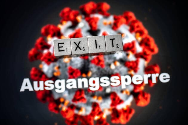 Hamburg, 28 March 2020 Illustration of exit strategies for measures against the coronavirus