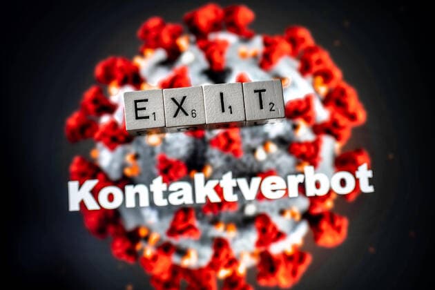 Hamburg, 28 March 2020 Illustration of exit strategies for measures against the coronavirus