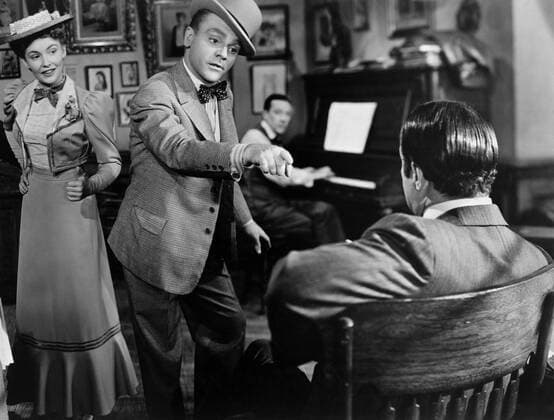 OSCARS. Bester Hauptdarsteller. PreistrÃ¤ger 1941-1950 YANKEE DOODLE DANDY, Joan Leslie, James Cagney, 1942. Courtesy Everett Collection !ACHTUNG AUFNAHMEDATUM GESCHÃ„TZT! PUBLICATIONXNOTxINxCANxCHNxFRAxITAxJPNxNORxPOLxRUSxESPxUKxUSA Copyright: xCourtesyxEverettxCollectionx MBDYADO EC011