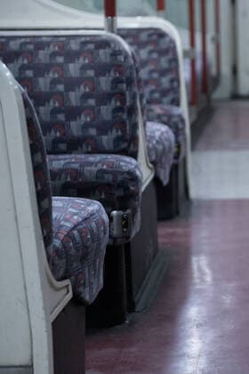 March 28, 2020: London Underground seen during the London Coronavirus Covid-19 Lockdown. Transport for London has cut services by more than 50% as rising numbers of Tube drivers and other essential staff have caught coronavirus. ..Andy Lord, Managing Director of the London Underground, said: Ã¢â‚¬oeWe want to continue to run a core Tube service so that NHS staff and other key workers can make essential journeys...Ã¢â‚¬oeAround a third of our own staff are themselves ill or have to self-isolate, so we are simply not able to run a full service. Ã¢â‚¬oeWe have further reduced journeys by construction workers by temporarily stopping all work on TfL and Crossrail construction sites... The majority of people are playing their part and avoiding travel but more people need to stop travelling immediately to save lives.  - ZUMAr152 20200328_zaa_r152_005 Copyright: xOm1x