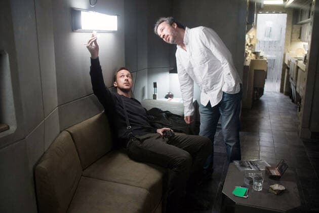 BLADE RUNNER 2049, from left: Ryan Gosling, director Denis Villeneuve, on set, 2017. ph: Stephen Vaughan Warner Bros. Courtesy Everett Collection !ACHTUNG AUFNAHMEDATUM GESCHÃ„TZT! PUBLICATIONXNOTxINxCANxCHNxFRAxITAxJPNxNORxPOLxRUSxESPxUKxUSA Copyright: xWarnerxBros CourtesyxEverettxCollectionx MCDBLRU EC062