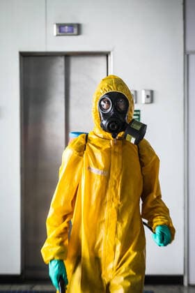 BELÉM, PA - 29.03.2020: DESCONTAMINAÇÃO DO AEROPORTO DE BELÉM - Val-de-Cão Airport (Belém International Airport) was decontaminated this Sunday (29th) to prevent the proliferation of COVID-19 (coronavirus). Action was promoted by the Joint Command of the North (CCN) with activity of the 2nd Battalion of Riverside Operations with the Nuclear, Biological, Chemical and Radiological Response Team. x1899405x  FilipexBispo